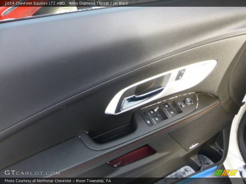 White Diamond Tricoat / Jet Black 2014 Chevrolet Equinox LTZ AWD