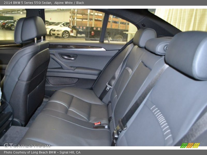 Alpine White / Black 2014 BMW 5 Series 550i Sedan