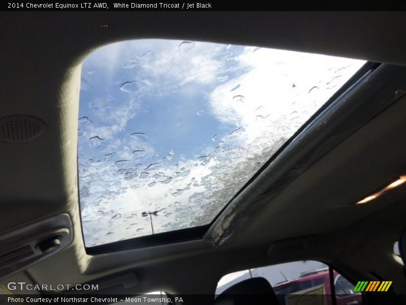 White Diamond Tricoat / Jet Black 2014 Chevrolet Equinox LTZ AWD