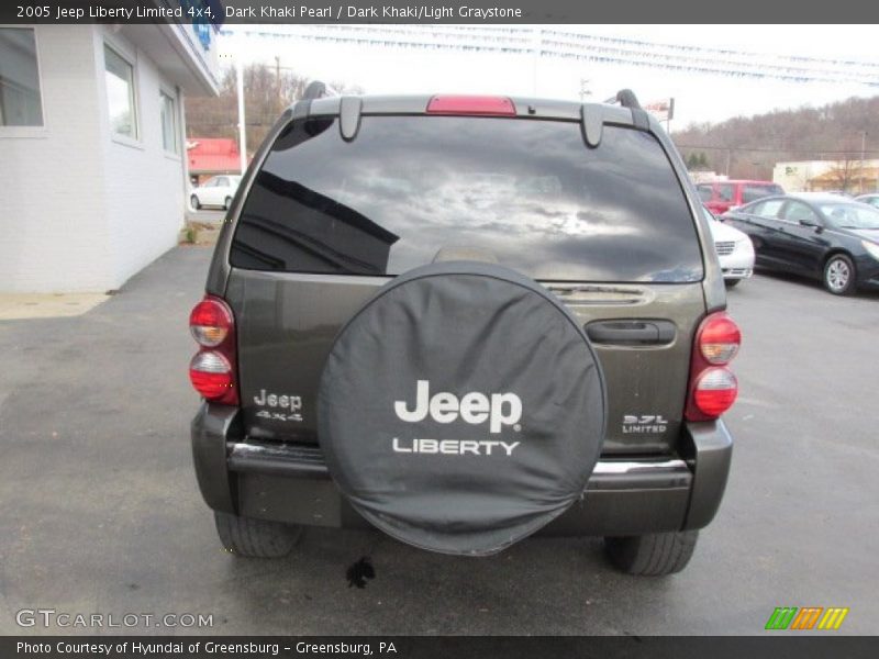 Dark Khaki Pearl / Dark Khaki/Light Graystone 2005 Jeep Liberty Limited 4x4
