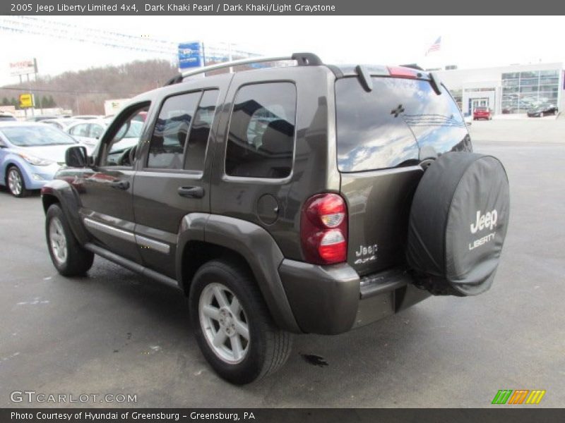 Dark Khaki Pearl / Dark Khaki/Light Graystone 2005 Jeep Liberty Limited 4x4
