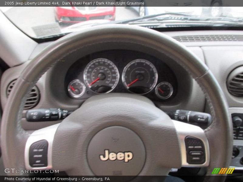 Dark Khaki Pearl / Dark Khaki/Light Graystone 2005 Jeep Liberty Limited 4x4