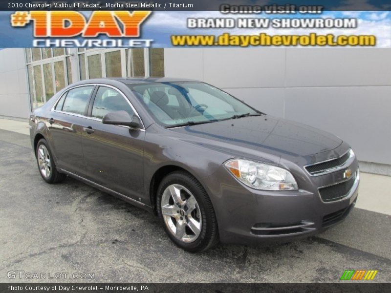 Mocha Steel Metallic / Titanium 2010 Chevrolet Malibu LT Sedan
