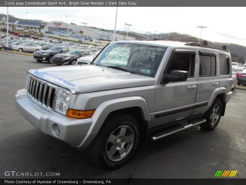 Bright Silver Metallic / Dark Slate Gray 2009 Jeep Commander Sport 4x4