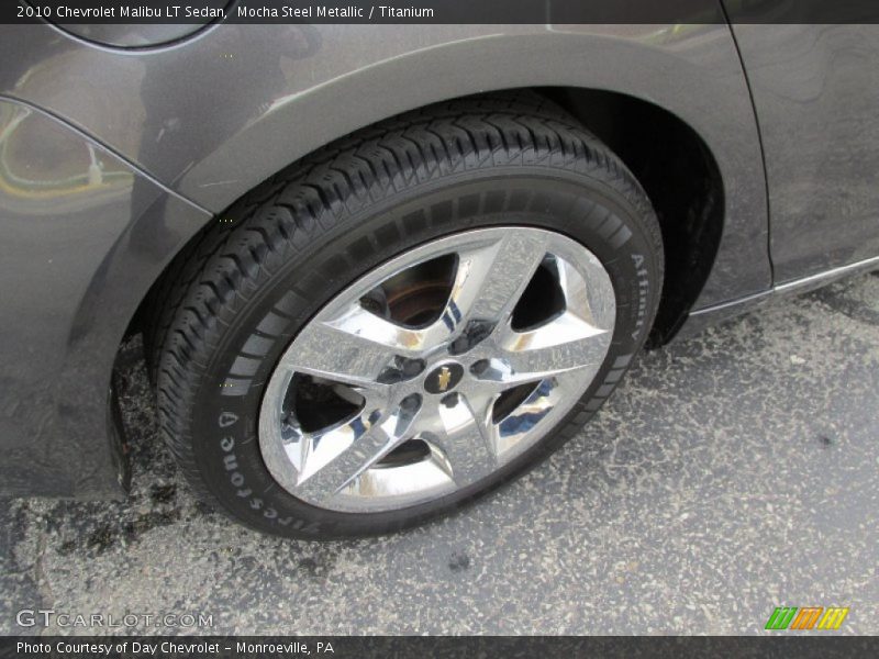 Mocha Steel Metallic / Titanium 2010 Chevrolet Malibu LT Sedan