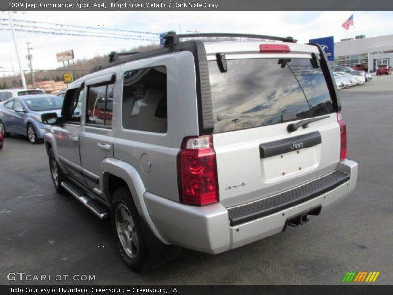 Bright Silver Metallic / Dark Slate Gray 2009 Jeep Commander Sport 4x4