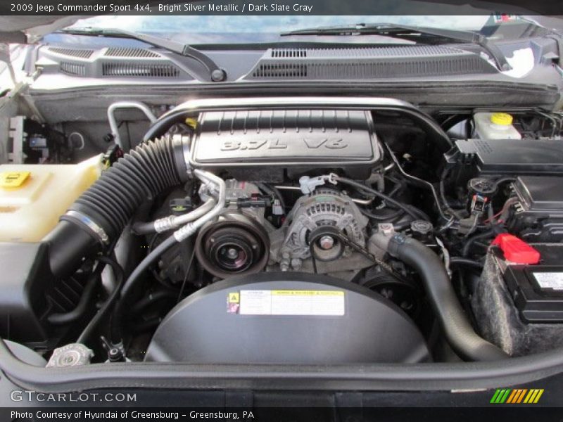 Bright Silver Metallic / Dark Slate Gray 2009 Jeep Commander Sport 4x4