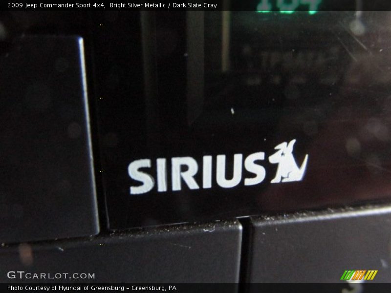 Bright Silver Metallic / Dark Slate Gray 2009 Jeep Commander Sport 4x4