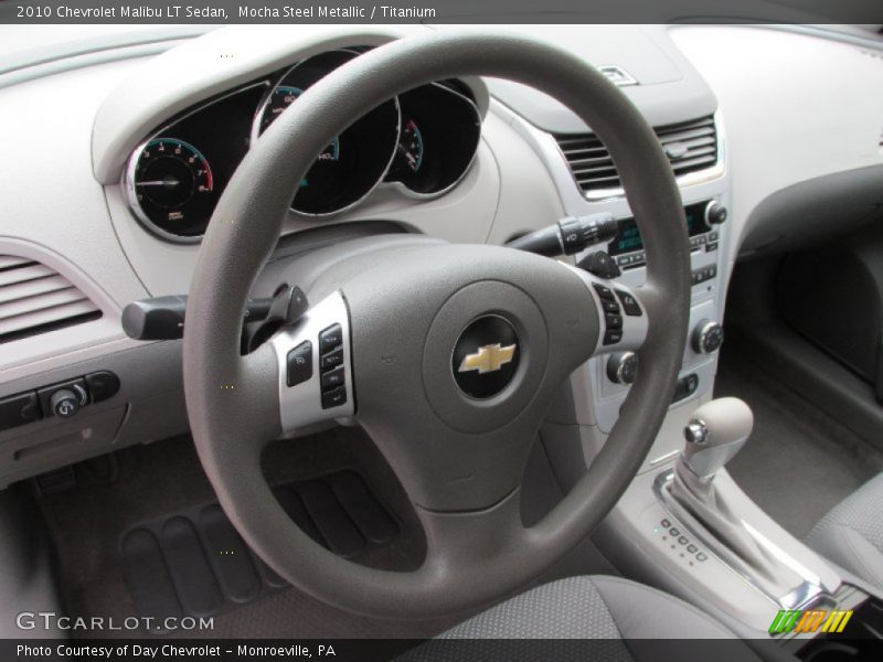 Mocha Steel Metallic / Titanium 2010 Chevrolet Malibu LT Sedan