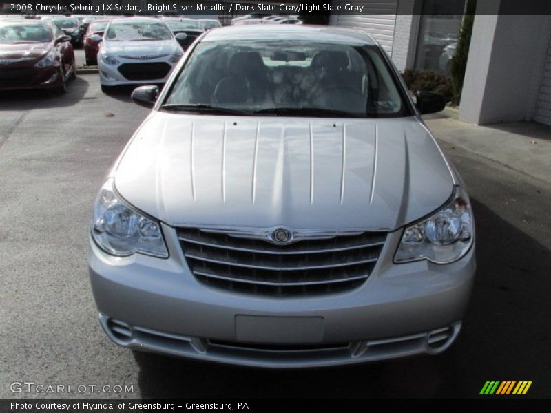 Bright Silver Metallic / Dark Slate Gray/Light Slate Gray 2008 Chrysler Sebring LX Sedan