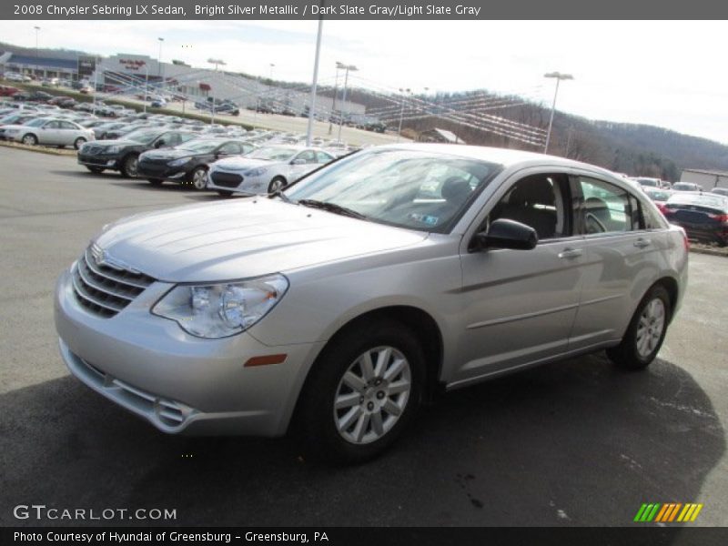 Bright Silver Metallic / Dark Slate Gray/Light Slate Gray 2008 Chrysler Sebring LX Sedan