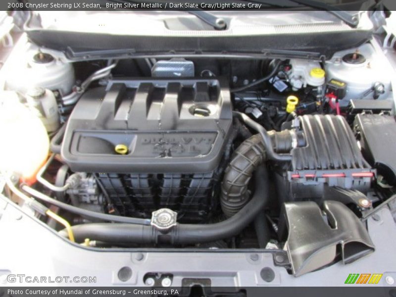 Bright Silver Metallic / Dark Slate Gray/Light Slate Gray 2008 Chrysler Sebring LX Sedan