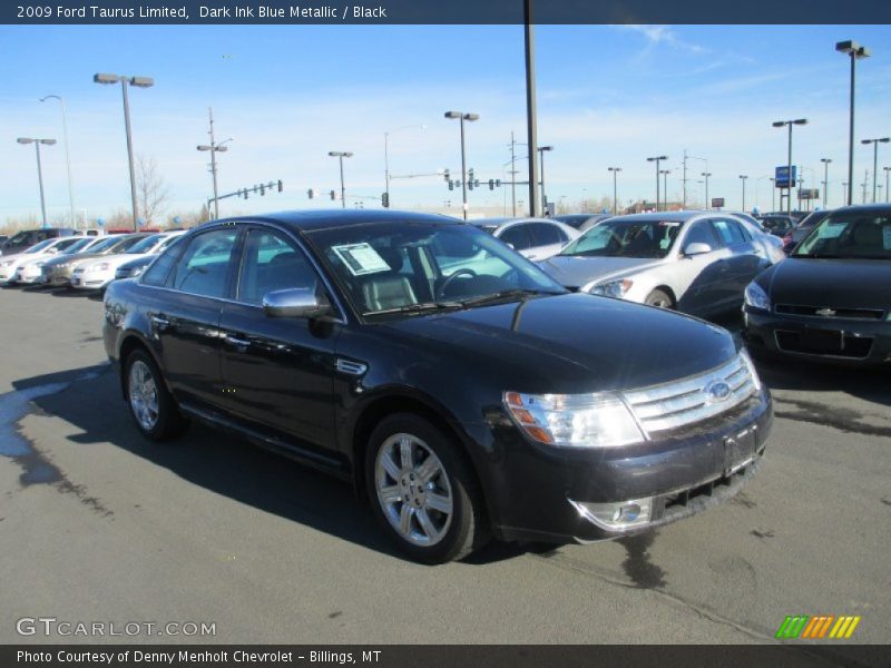 Dark Ink Blue Metallic / Black 2009 Ford Taurus Limited