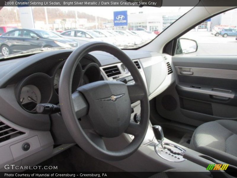 Bright Silver Metallic / Dark Slate Gray/Light Slate Gray 2008 Chrysler Sebring LX Sedan