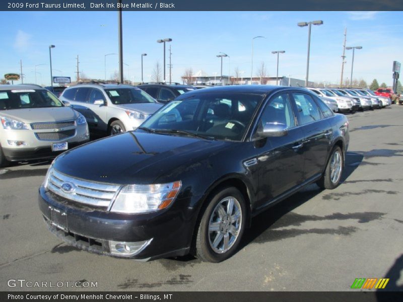 Dark Ink Blue Metallic / Black 2009 Ford Taurus Limited