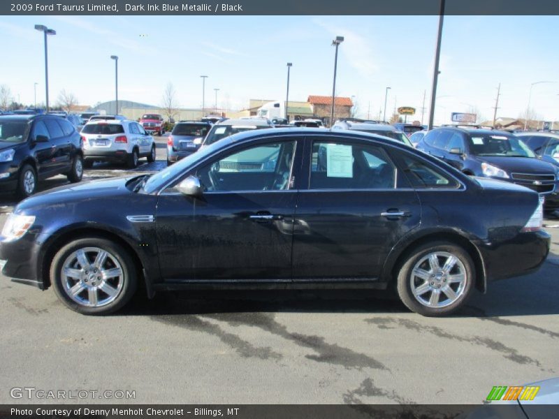 Dark Ink Blue Metallic / Black 2009 Ford Taurus Limited