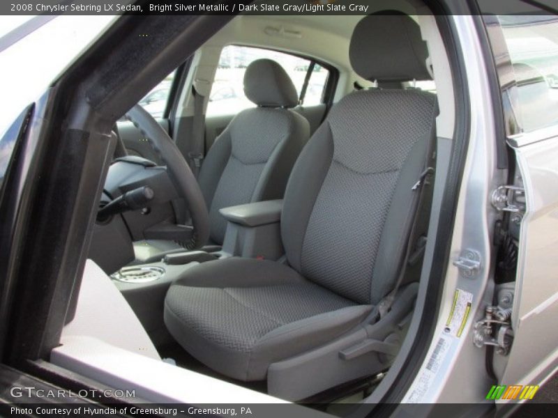 Bright Silver Metallic / Dark Slate Gray/Light Slate Gray 2008 Chrysler Sebring LX Sedan