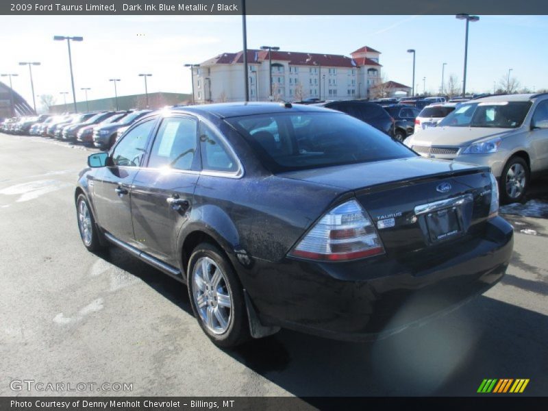 Dark Ink Blue Metallic / Black 2009 Ford Taurus Limited