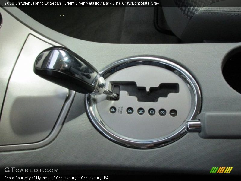 Bright Silver Metallic / Dark Slate Gray/Light Slate Gray 2008 Chrysler Sebring LX Sedan