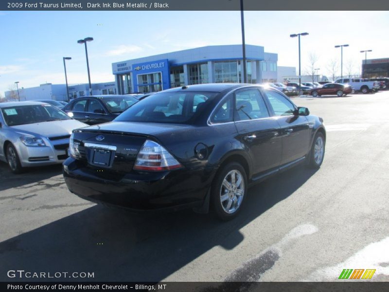 Dark Ink Blue Metallic / Black 2009 Ford Taurus Limited