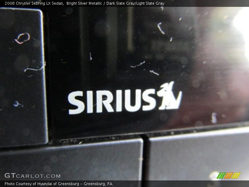 Bright Silver Metallic / Dark Slate Gray/Light Slate Gray 2008 Chrysler Sebring LX Sedan
