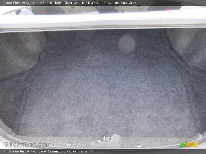 Bright Silver Metallic / Dark Slate Gray/Light Slate Gray 2008 Chrysler Sebring LX Sedan