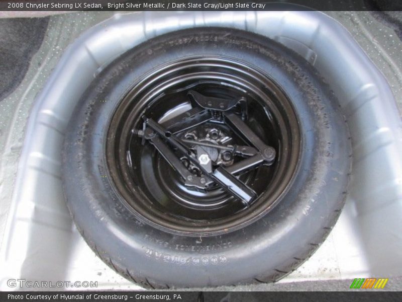 Bright Silver Metallic / Dark Slate Gray/Light Slate Gray 2008 Chrysler Sebring LX Sedan