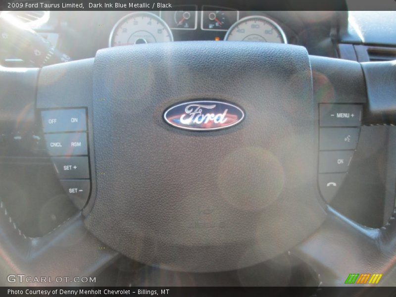 Dark Ink Blue Metallic / Black 2009 Ford Taurus Limited