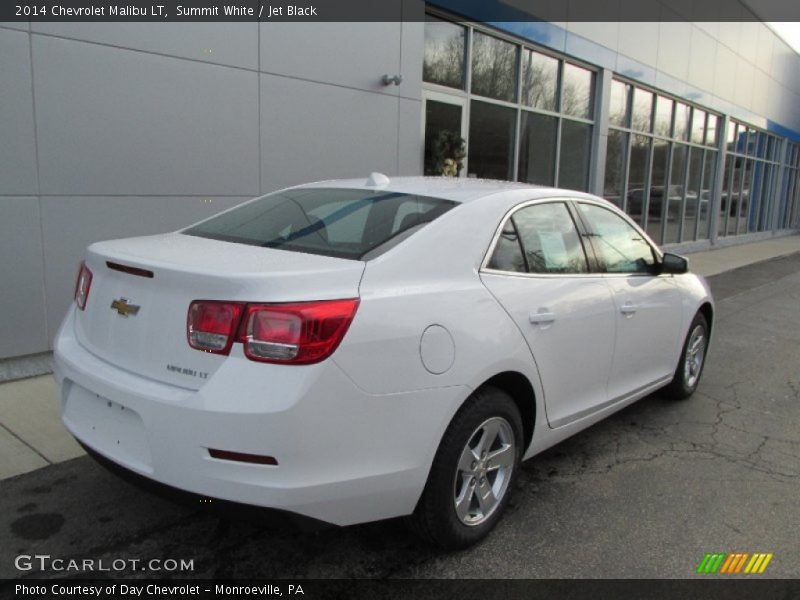 Summit White / Jet Black 2014 Chevrolet Malibu LT