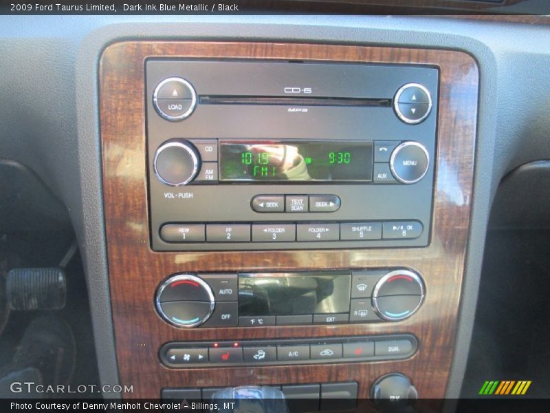 Dark Ink Blue Metallic / Black 2009 Ford Taurus Limited