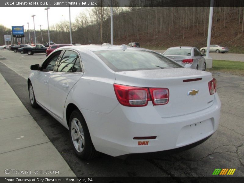 Summit White / Jet Black 2014 Chevrolet Malibu LT