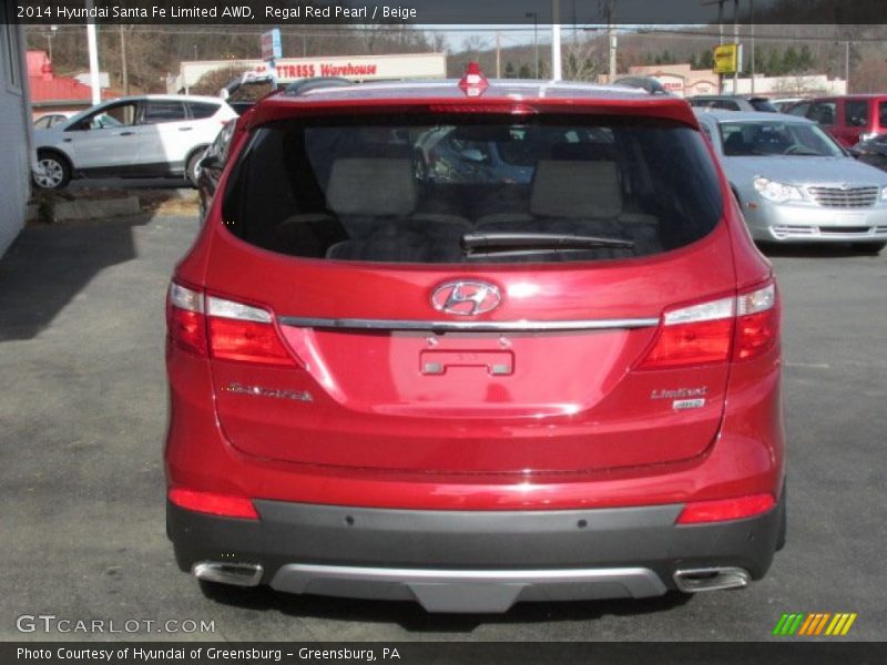  2014 Santa Fe Limited AWD Regal Red Pearl