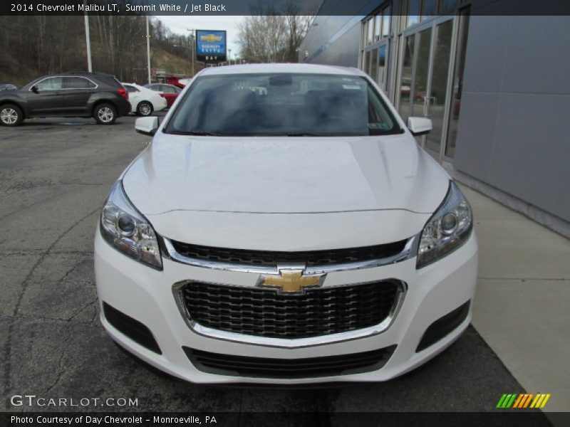 Summit White / Jet Black 2014 Chevrolet Malibu LT