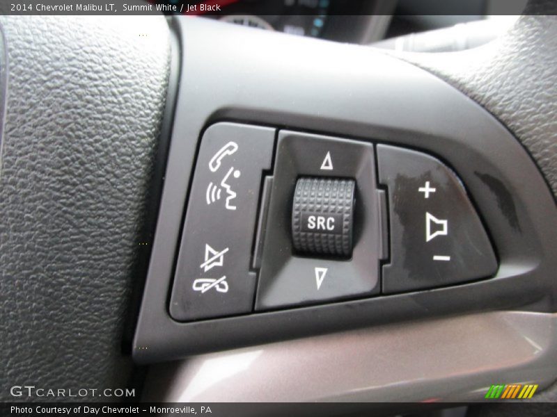 Summit White / Jet Black 2014 Chevrolet Malibu LT