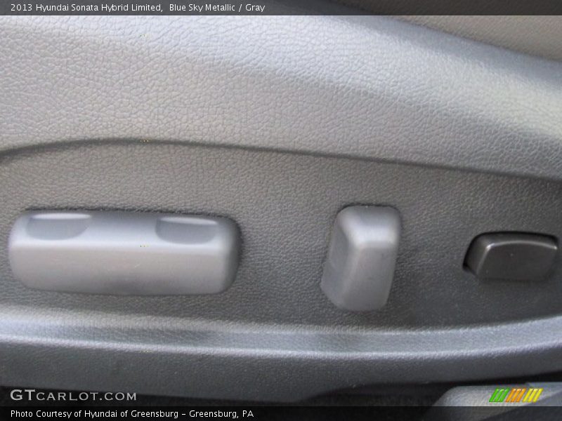 Blue Sky Metallic / Gray 2013 Hyundai Sonata Hybrid Limited