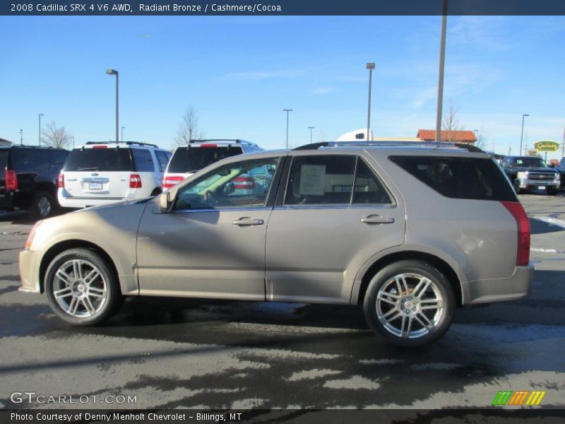 Radiant Bronze / Cashmere/Cocoa 2008 Cadillac SRX 4 V6 AWD
