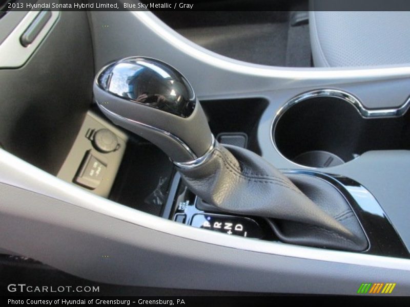 Blue Sky Metallic / Gray 2013 Hyundai Sonata Hybrid Limited