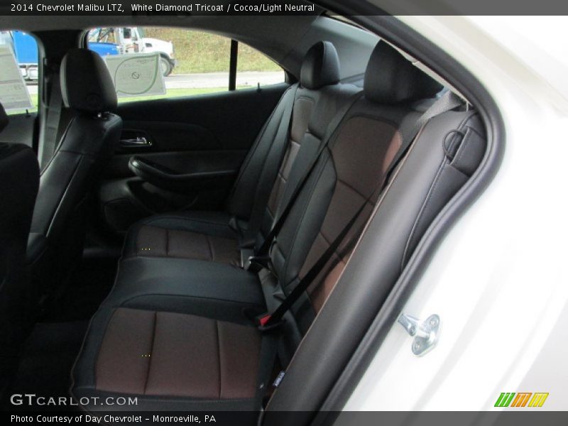Rear Seat of 2014 Malibu LTZ