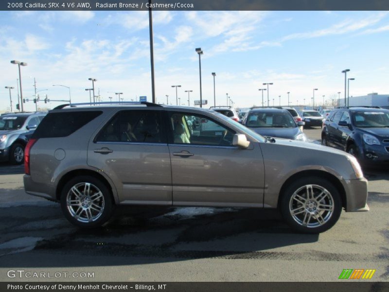 Radiant Bronze / Cashmere/Cocoa 2008 Cadillac SRX 4 V6 AWD