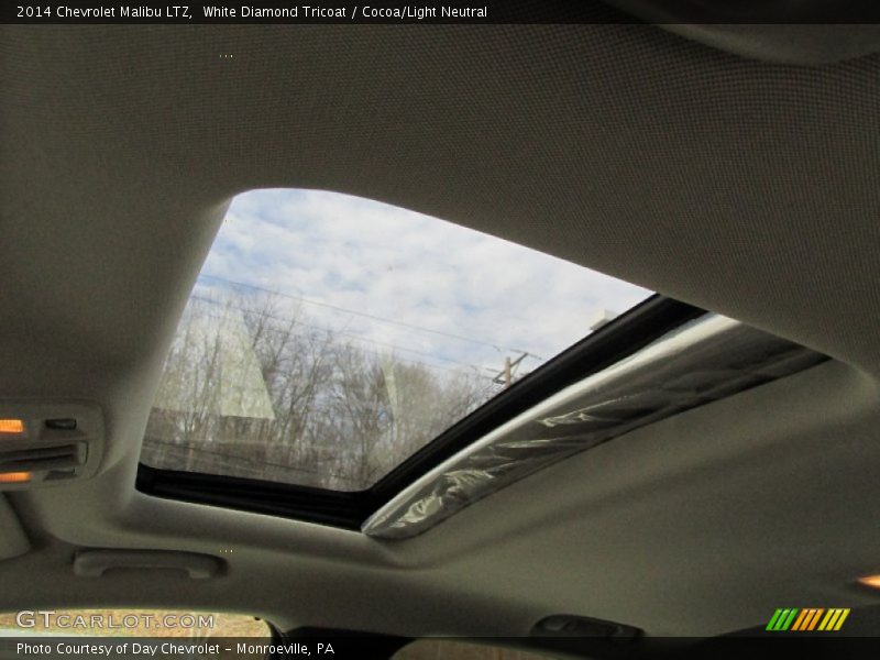 Sunroof of 2014 Malibu LTZ
