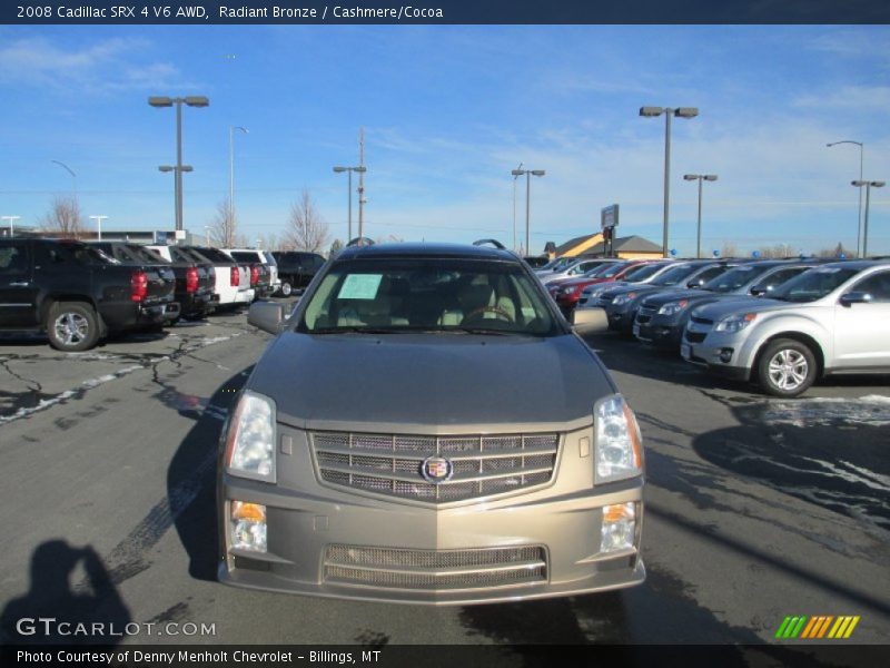 Radiant Bronze / Cashmere/Cocoa 2008 Cadillac SRX 4 V6 AWD