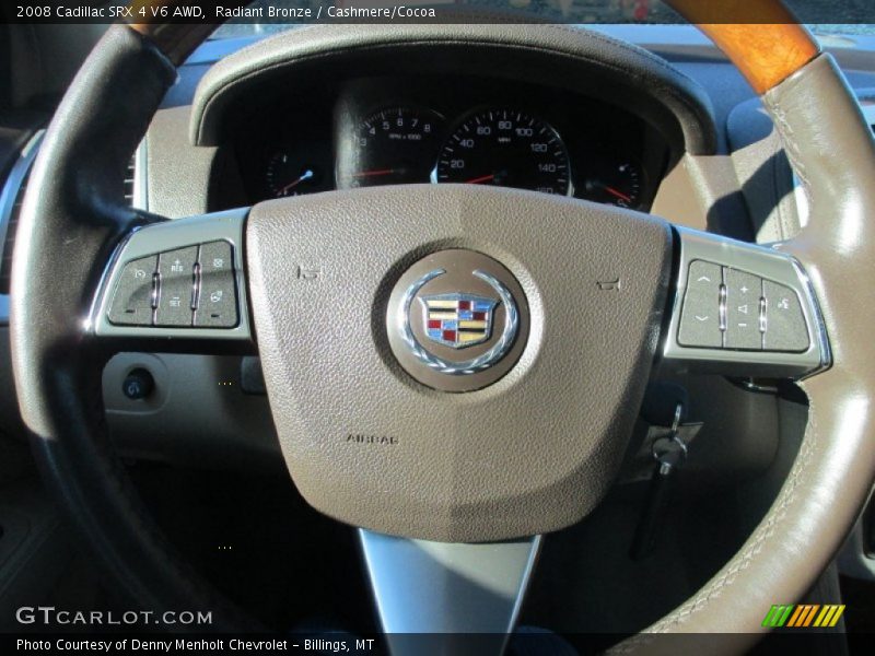 Radiant Bronze / Cashmere/Cocoa 2008 Cadillac SRX 4 V6 AWD