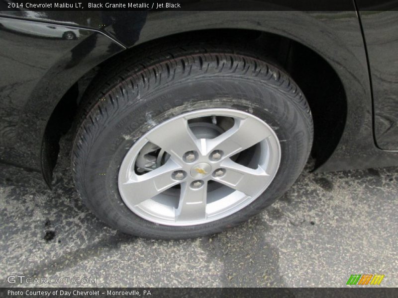 Black Granite Metallic / Jet Black 2014 Chevrolet Malibu LT