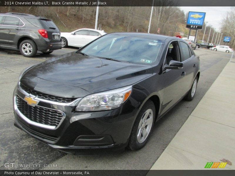 Black Granite Metallic / Jet Black 2014 Chevrolet Malibu LT