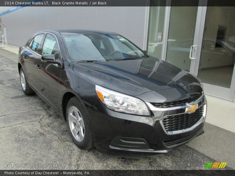 Black Granite Metallic / Jet Black 2014 Chevrolet Malibu LT