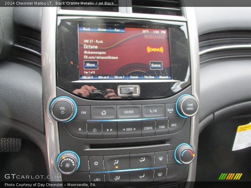 Black Granite Metallic / Jet Black 2014 Chevrolet Malibu LT