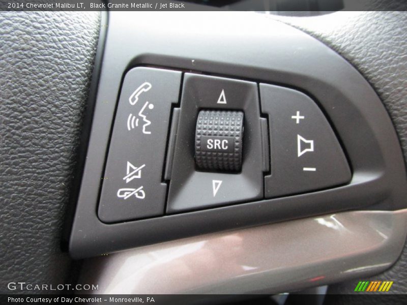 Black Granite Metallic / Jet Black 2014 Chevrolet Malibu LT