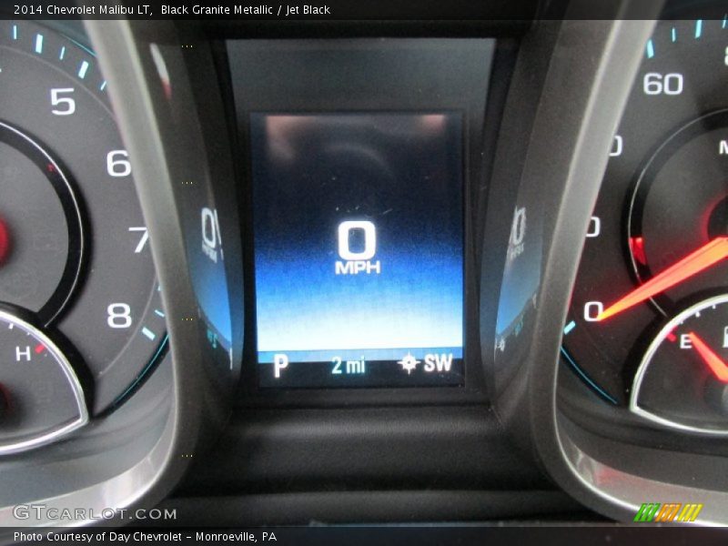 Black Granite Metallic / Jet Black 2014 Chevrolet Malibu LT
