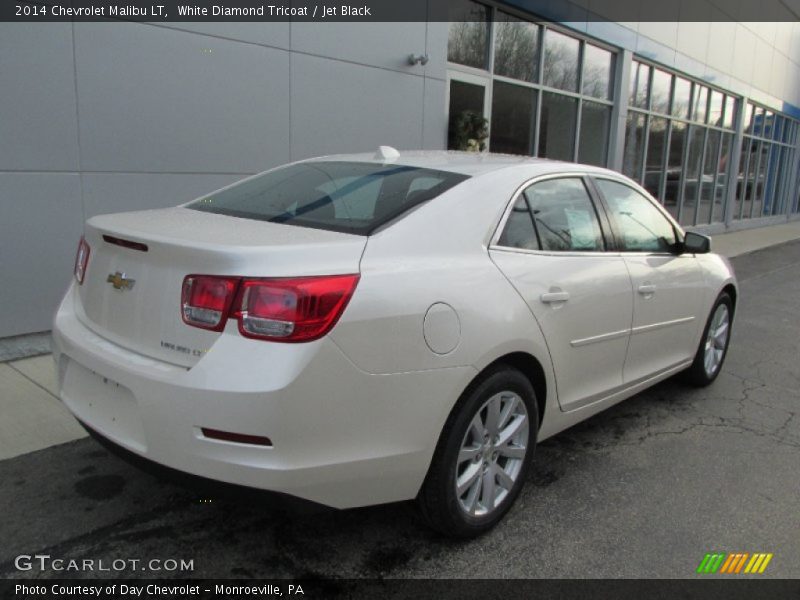 White Diamond Tricoat / Jet Black 2014 Chevrolet Malibu LT