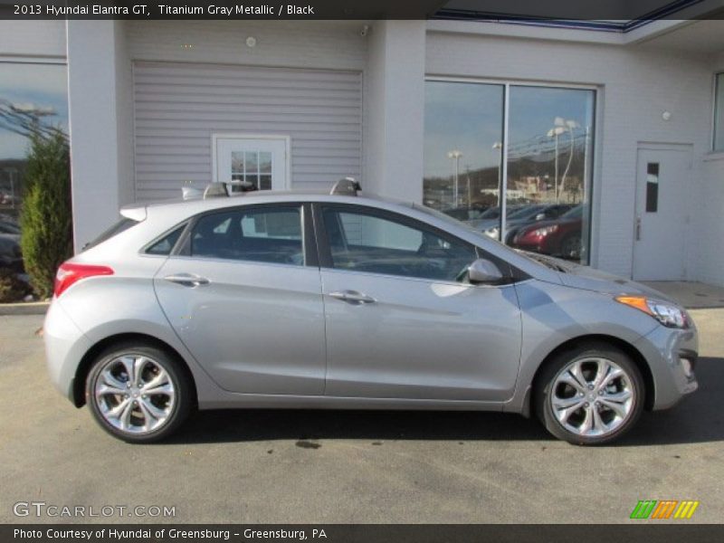 Titanium Gray Metallic / Black 2013 Hyundai Elantra GT